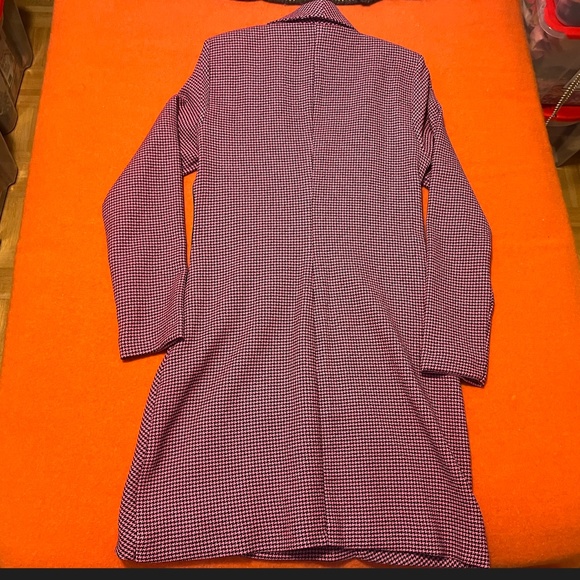 Zara pink and black houndstooth blazer dress NWT - Picture 9 of 10